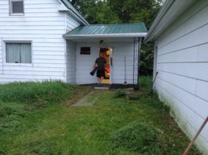 Some very needed lawn cutting